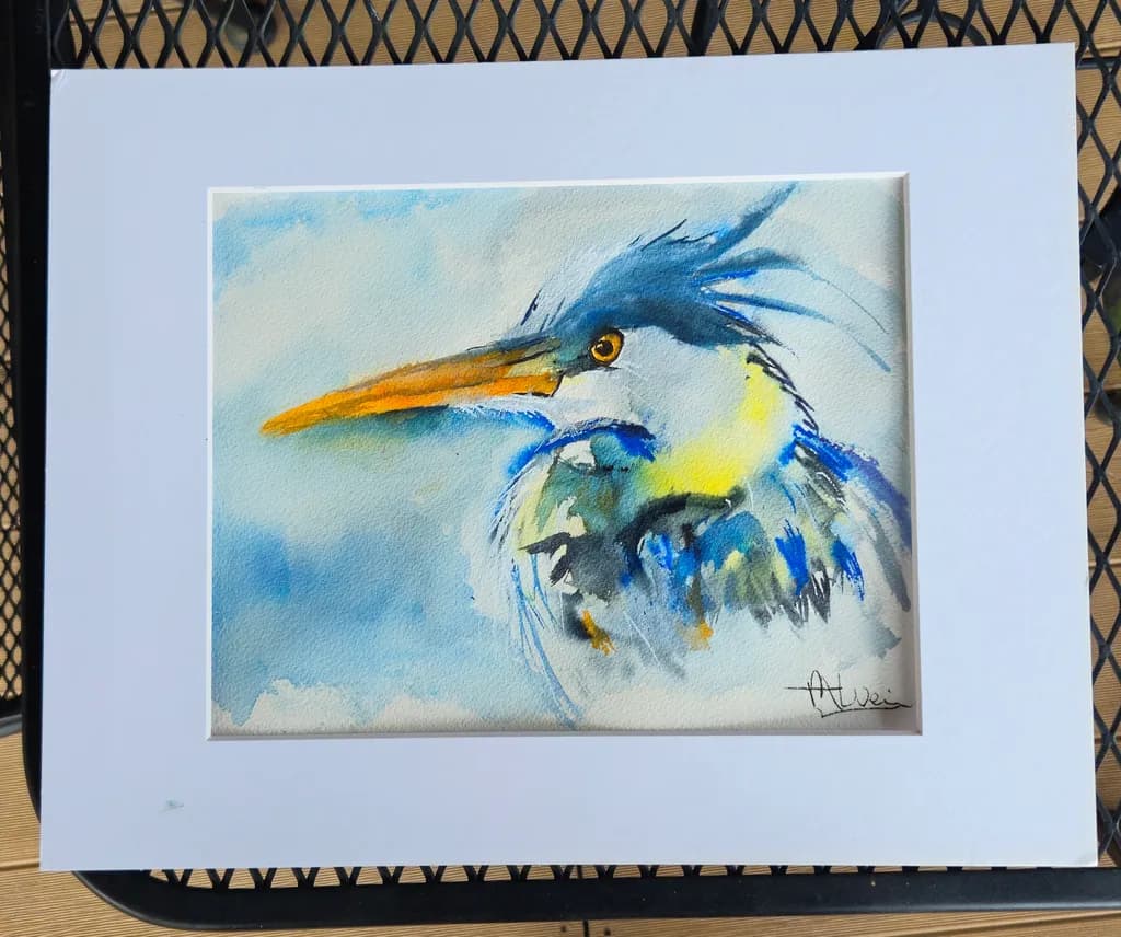 Blue Heron Gaze