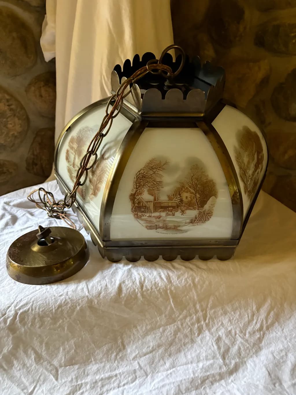 Vintage Farmhouse Pendant Light