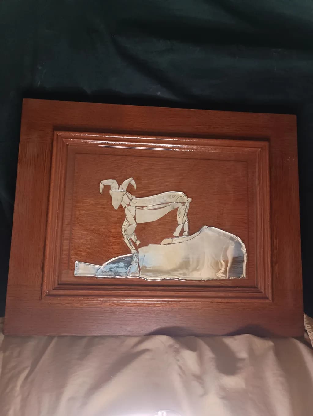 Metallic Mountain Goat Relief