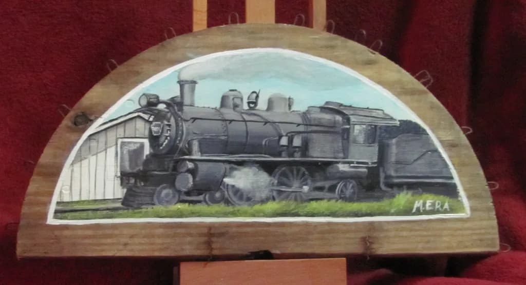 Steam Engine Silhouette