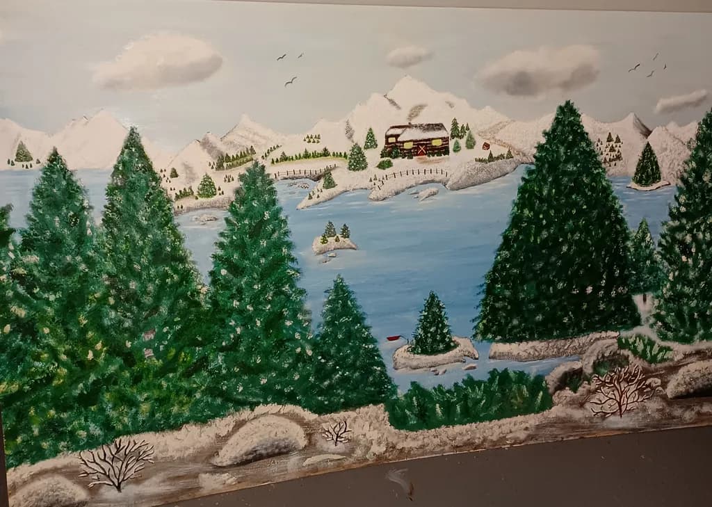 Frozen Forest Vista