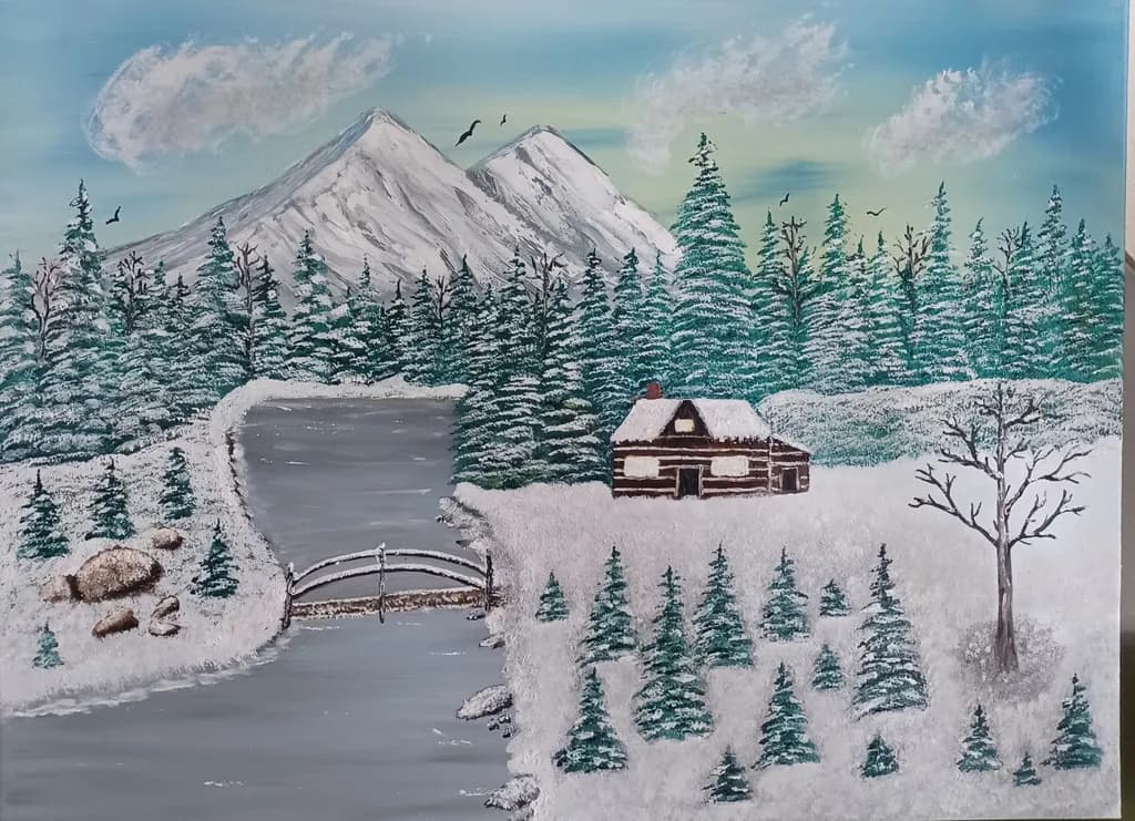 Winter Cabin Retreat
