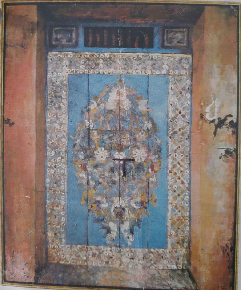 Ancient Mosaic Door