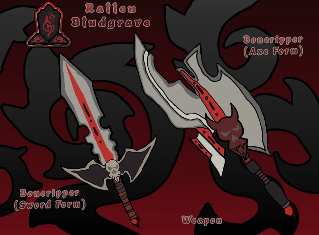 Rallen Bludgrave Weapons