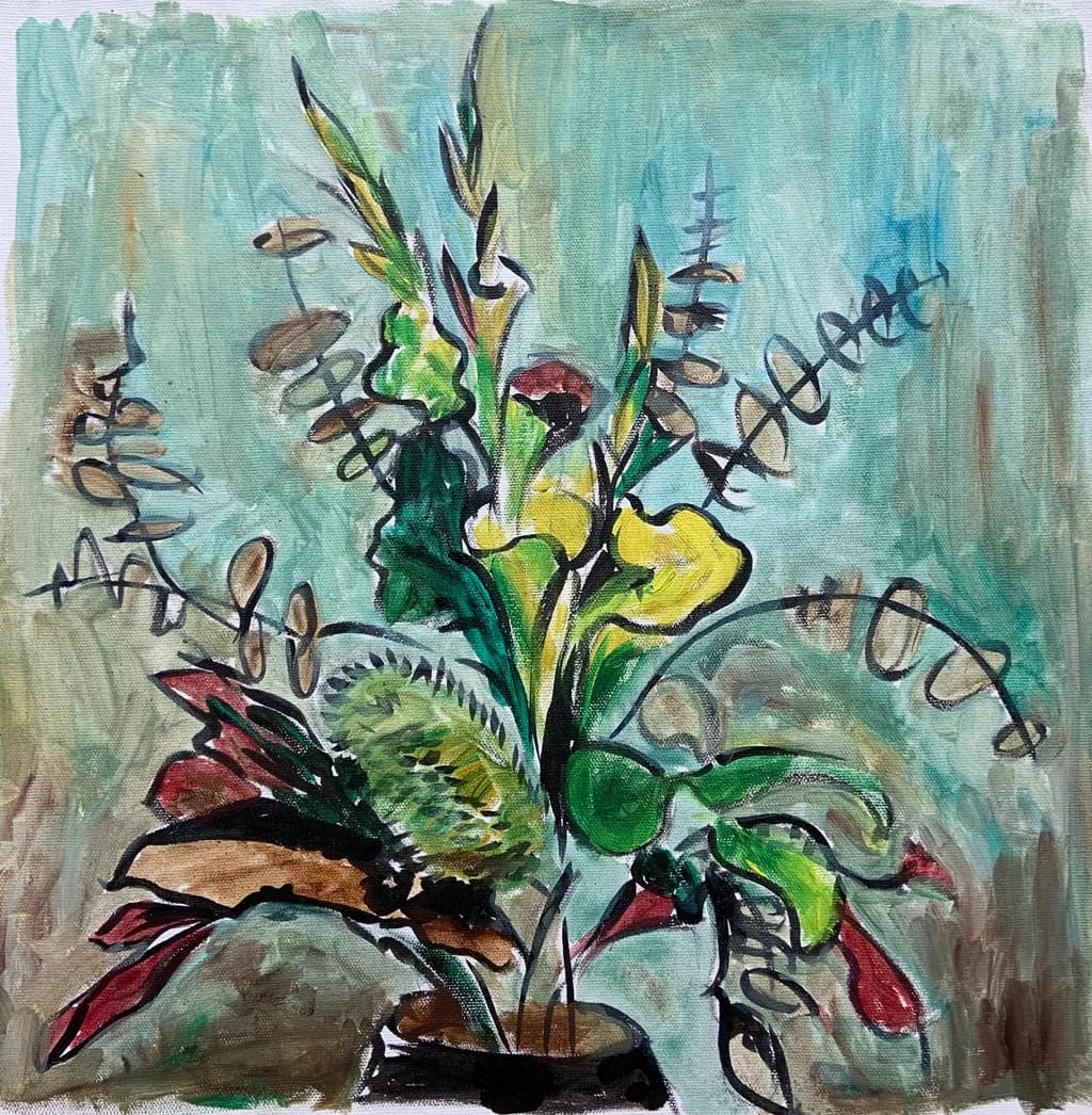 Abstract Botanical Arrangement
