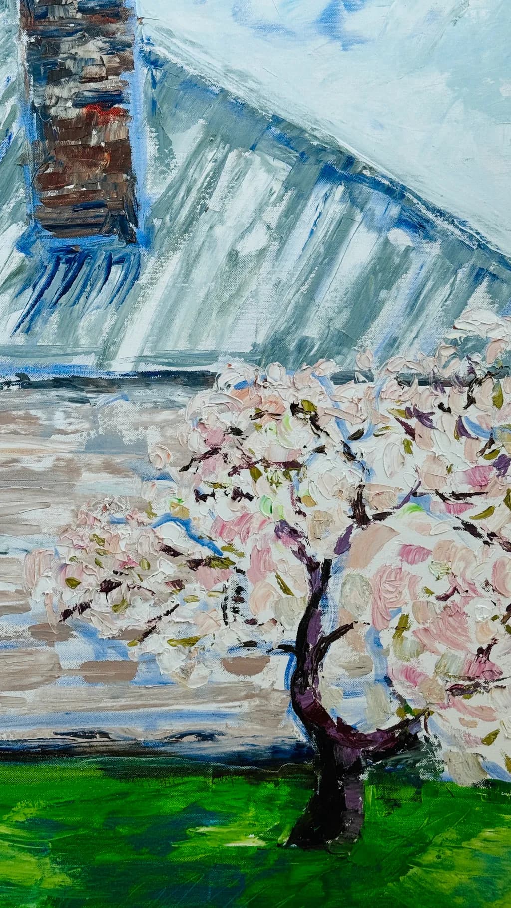 Blossom by the Dam