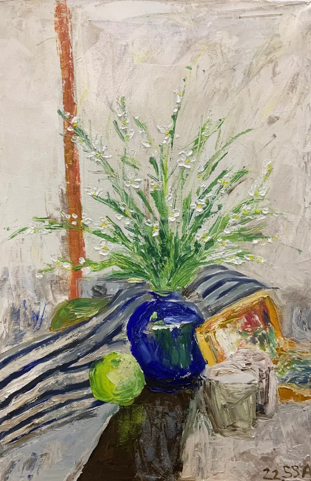 Blue Vase Still Life