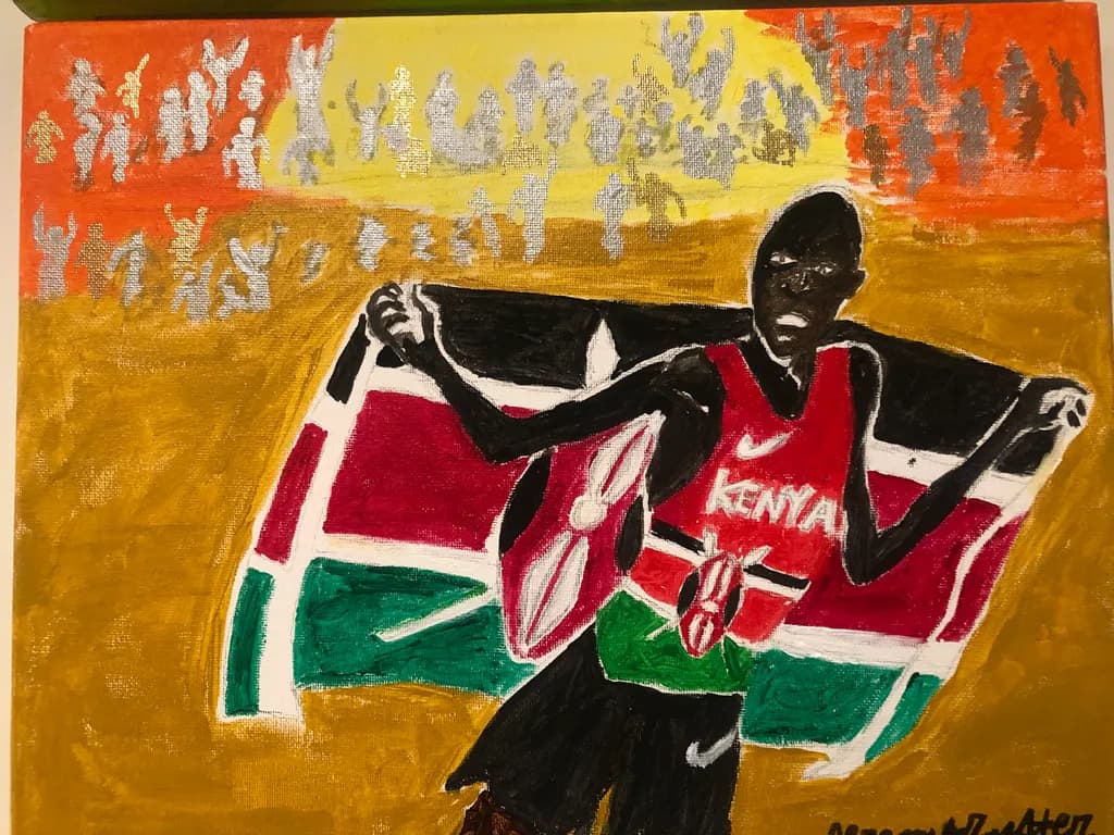 Victory in Kenyan Colors