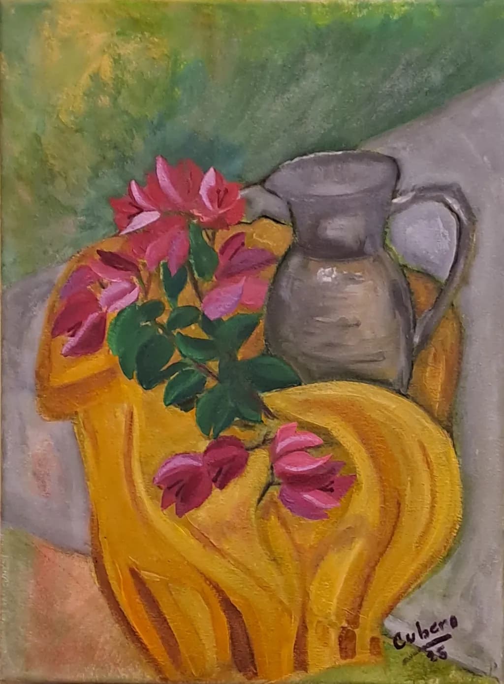 Pitcher and Blooms