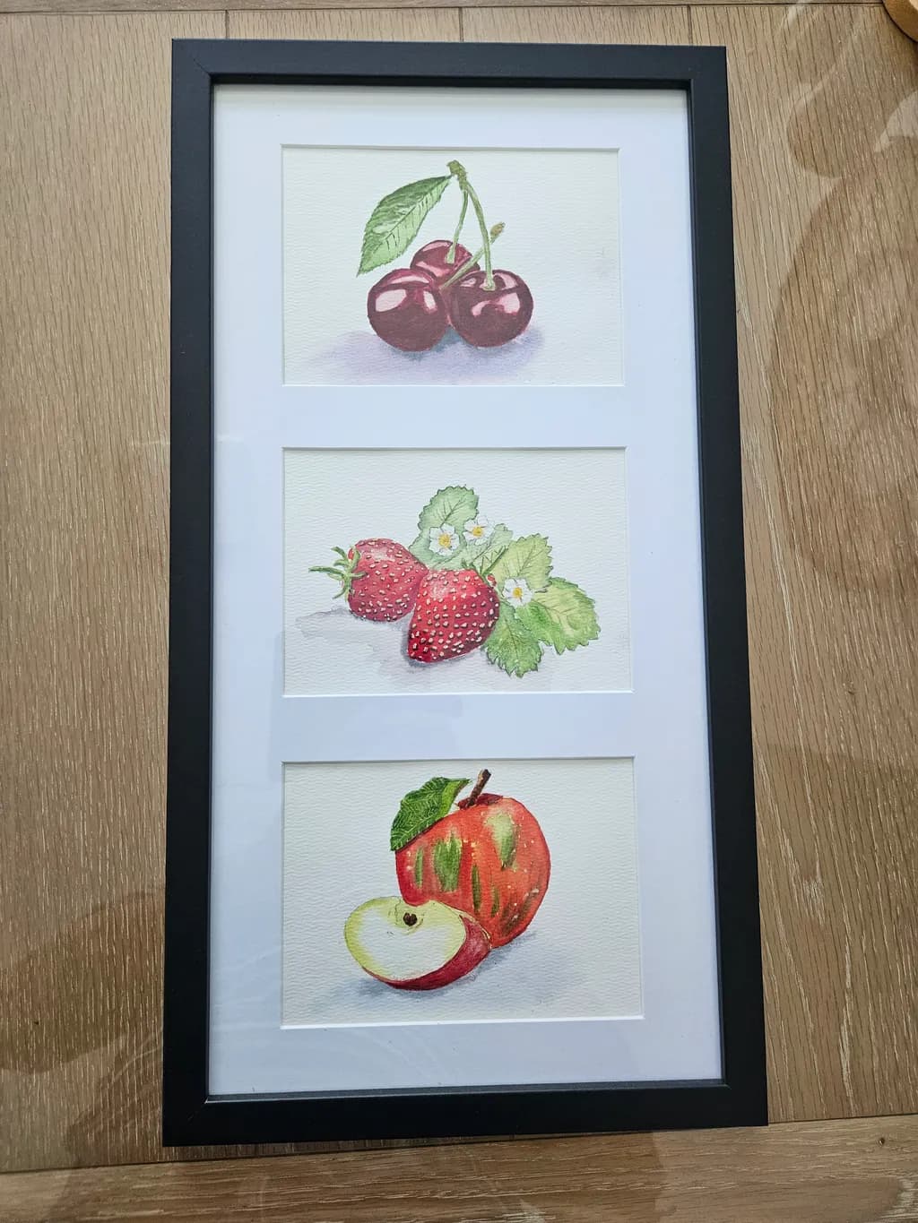 Fruit Trio Watercolor Study