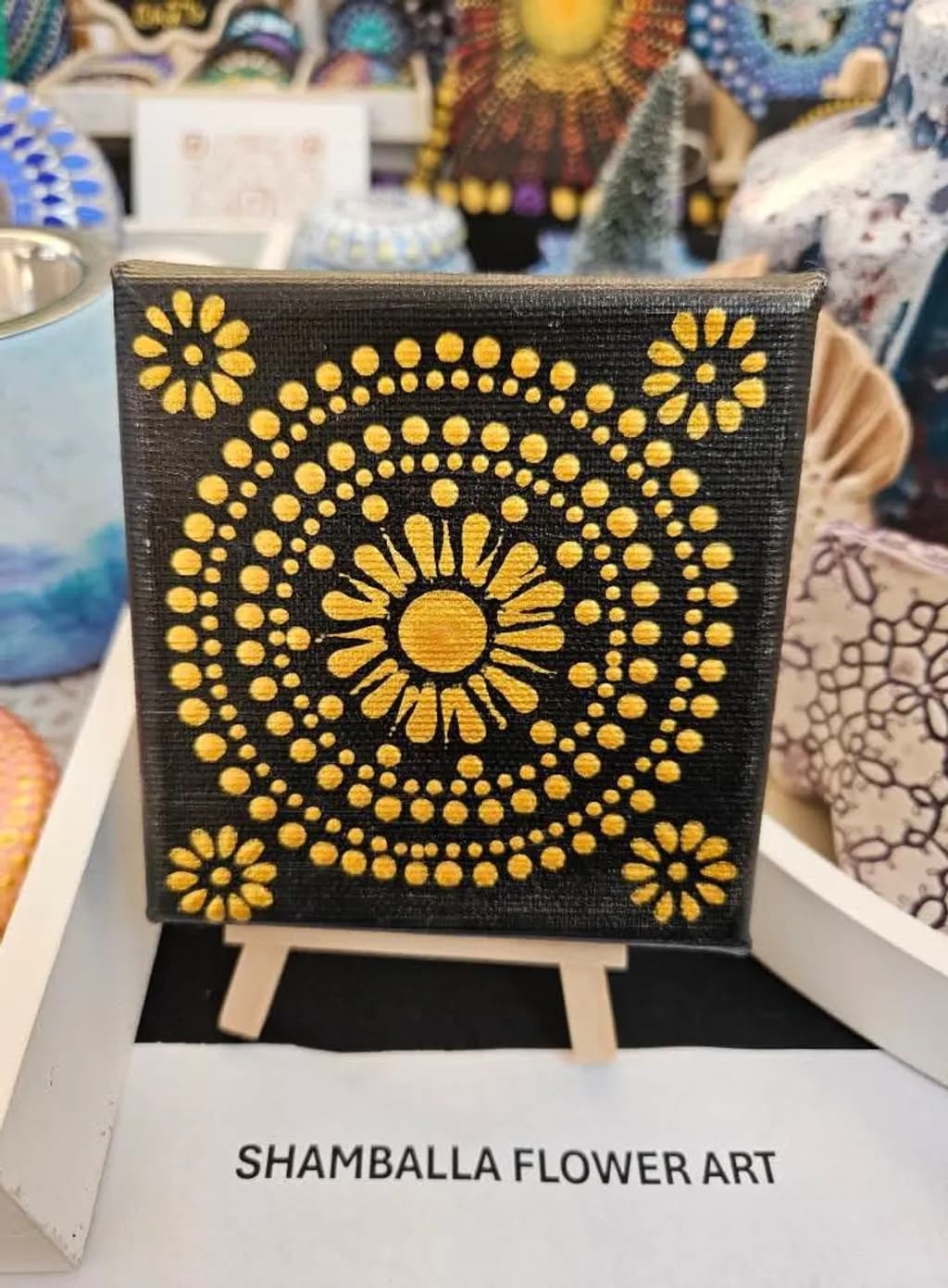 Golden Mandala Bloom