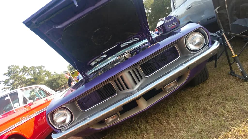 Purple Plymouth Classic