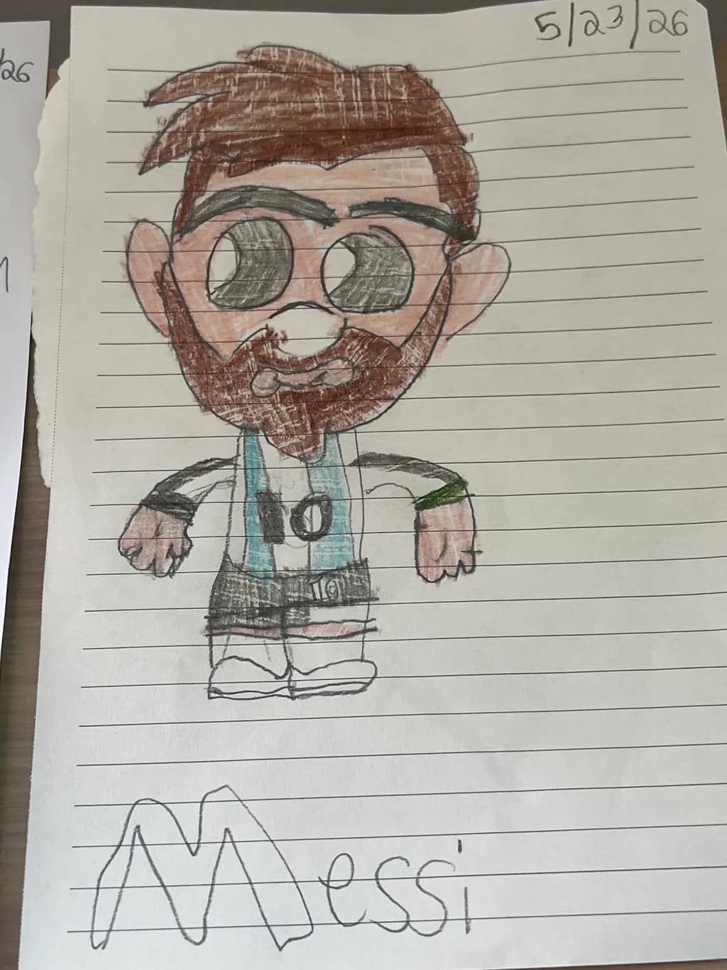 Messi Cartoon Character