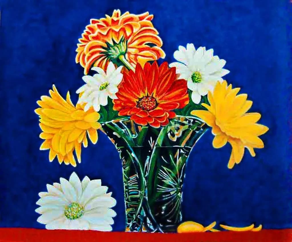 Gerberas in Vase