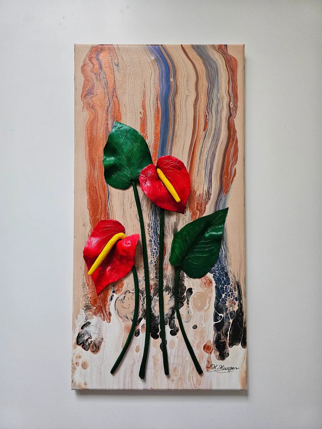 Textured Anthuriums