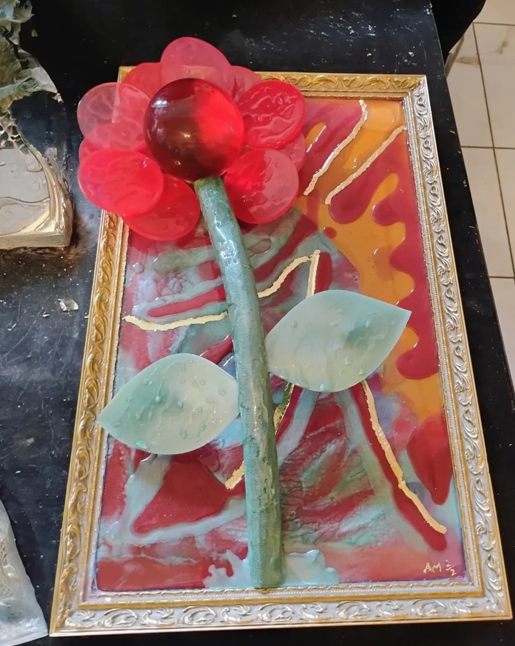 Abstract Resin Bloom