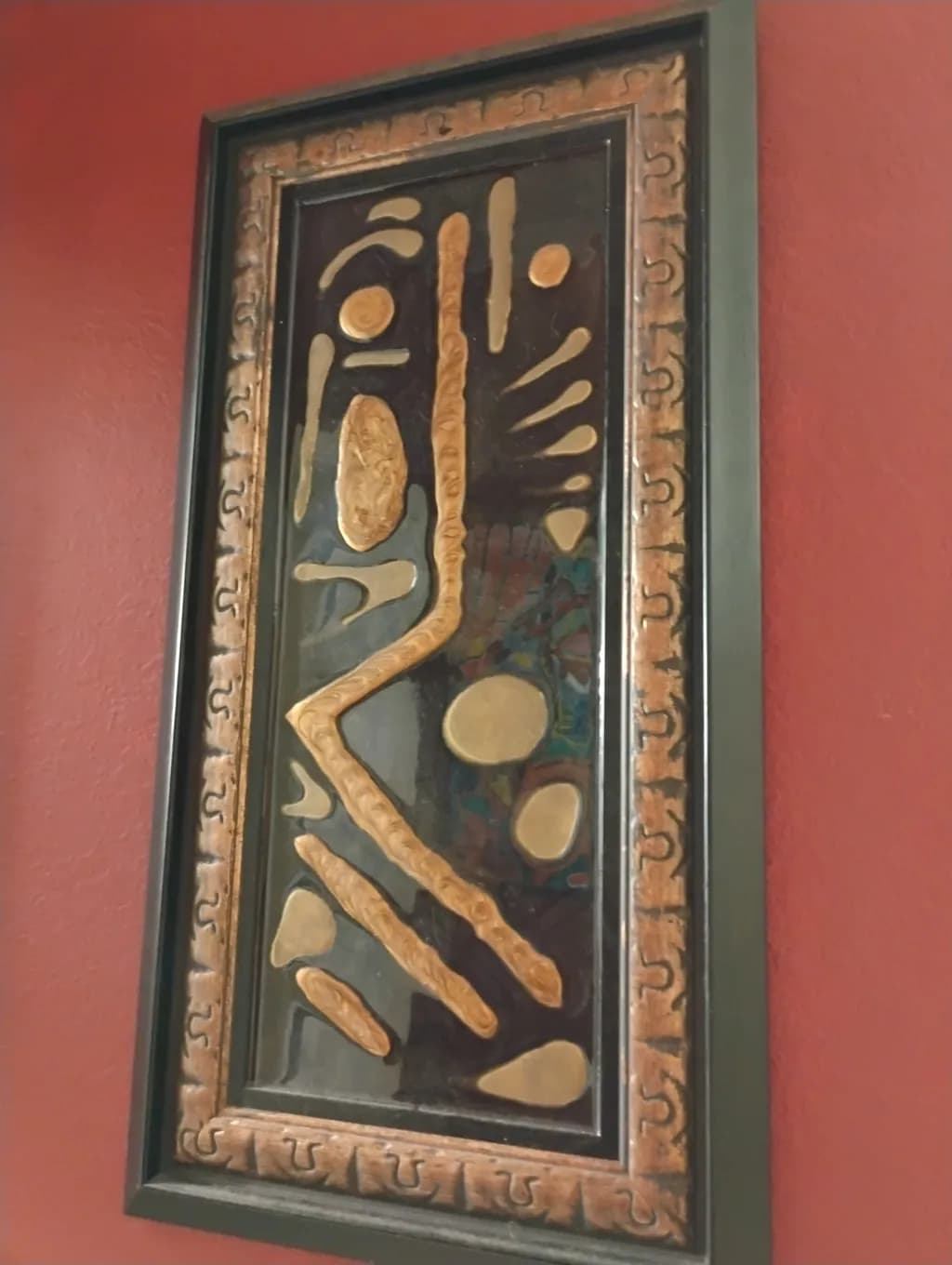 Abstract Gold Symbols