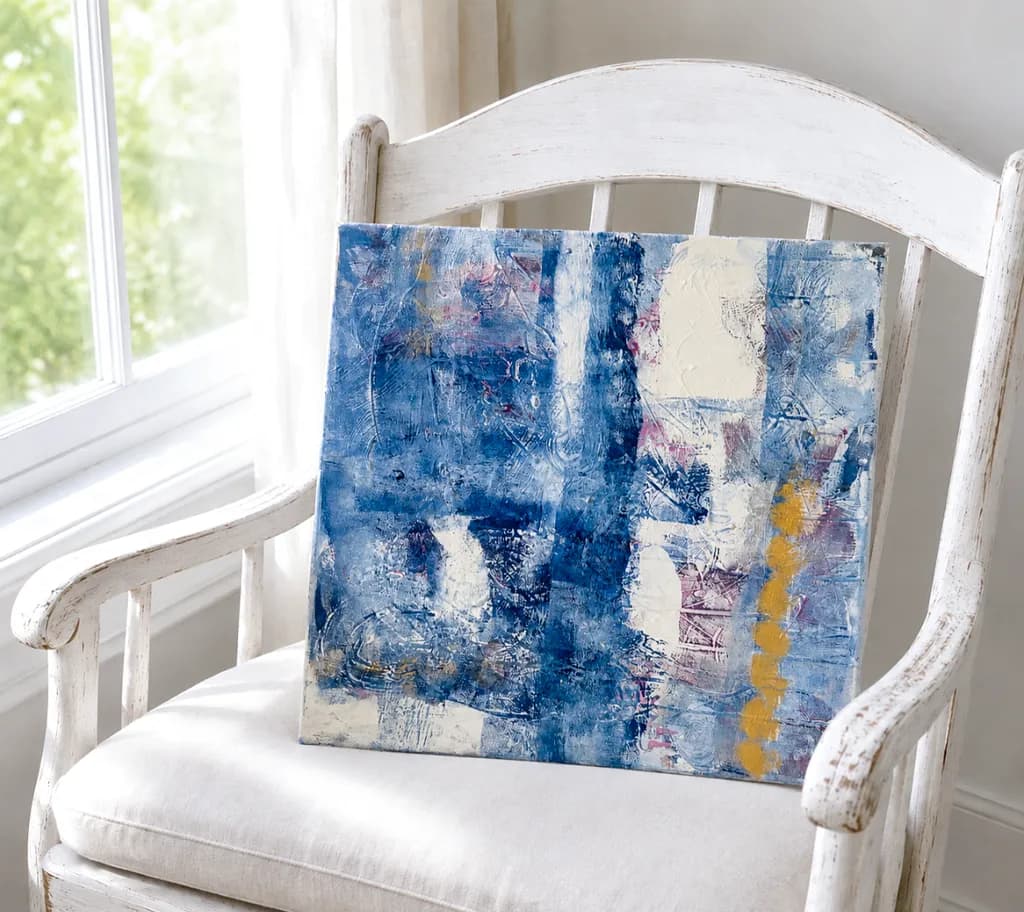 Blue Mosaic Layers