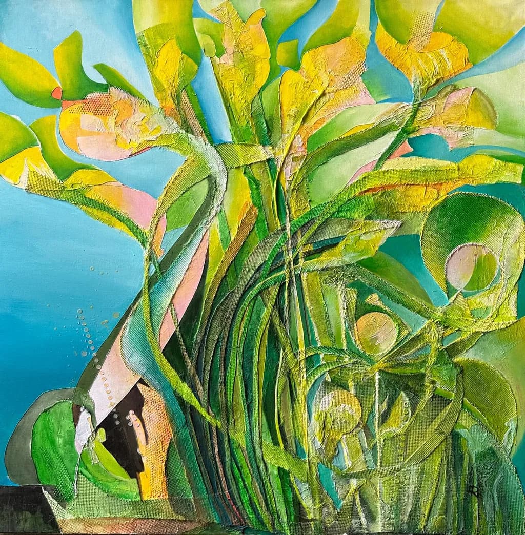 Green Bloom Mosaic