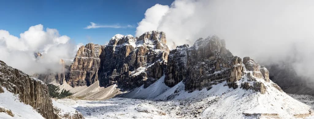 Dolomite Snowscape