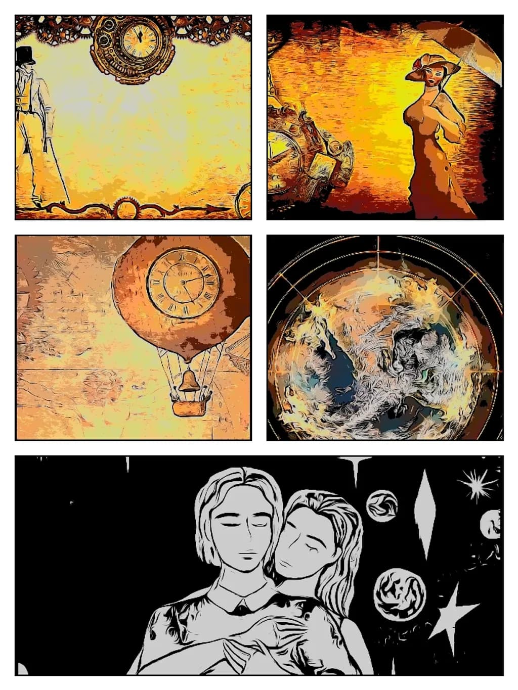 Steampunk Romance Voyage AI
