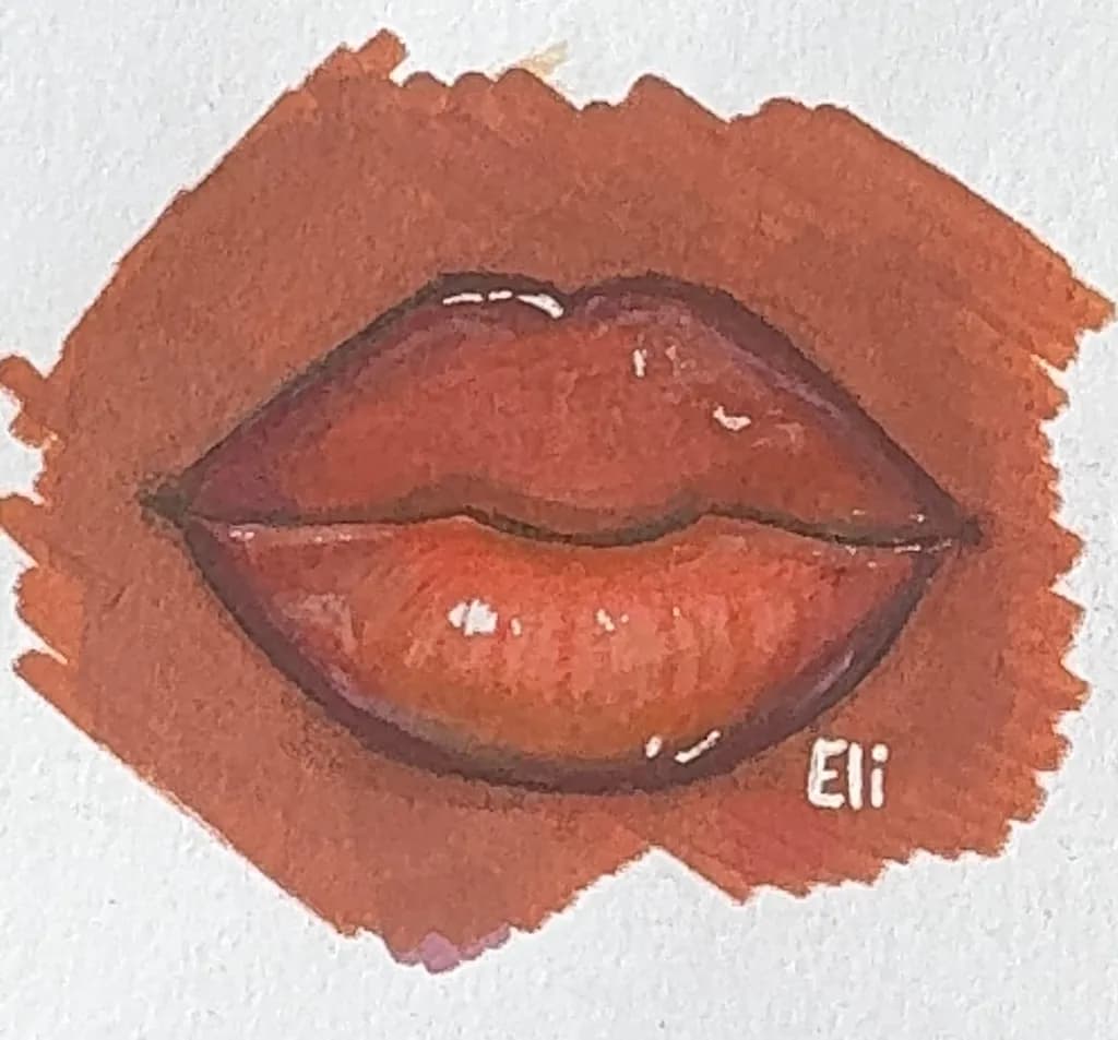 Burnt Sienna Lips