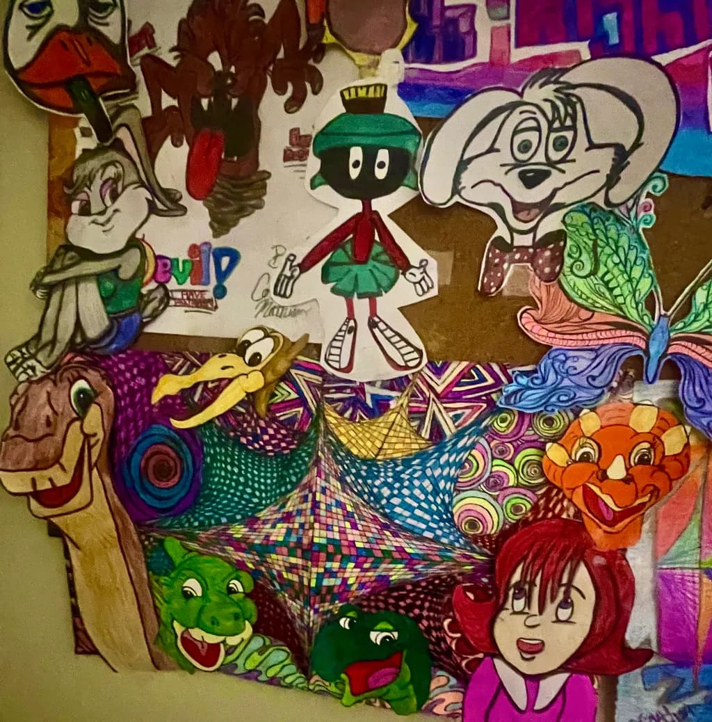 Cartoon Collage Mosaic