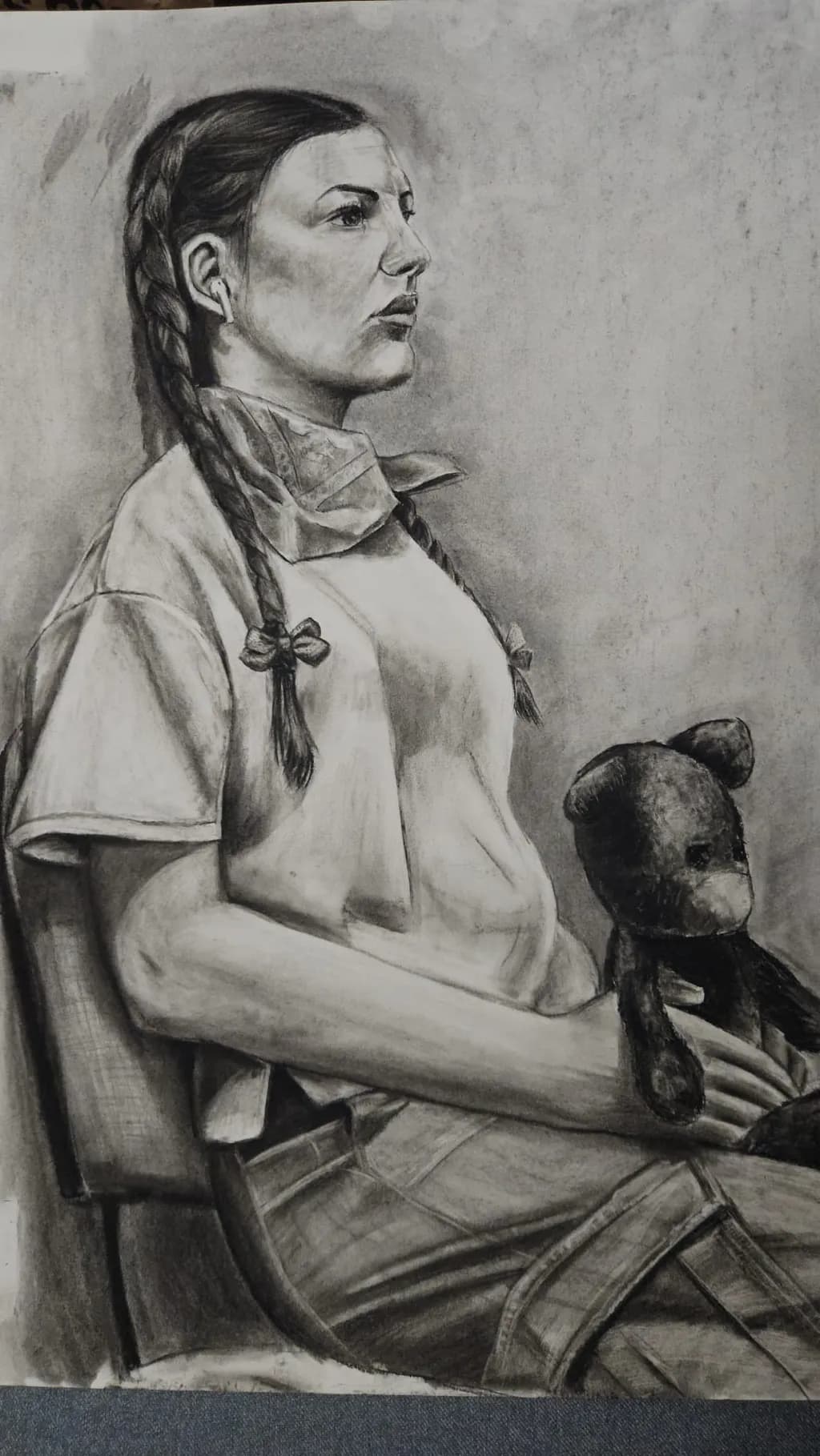 Portrait with Teddy