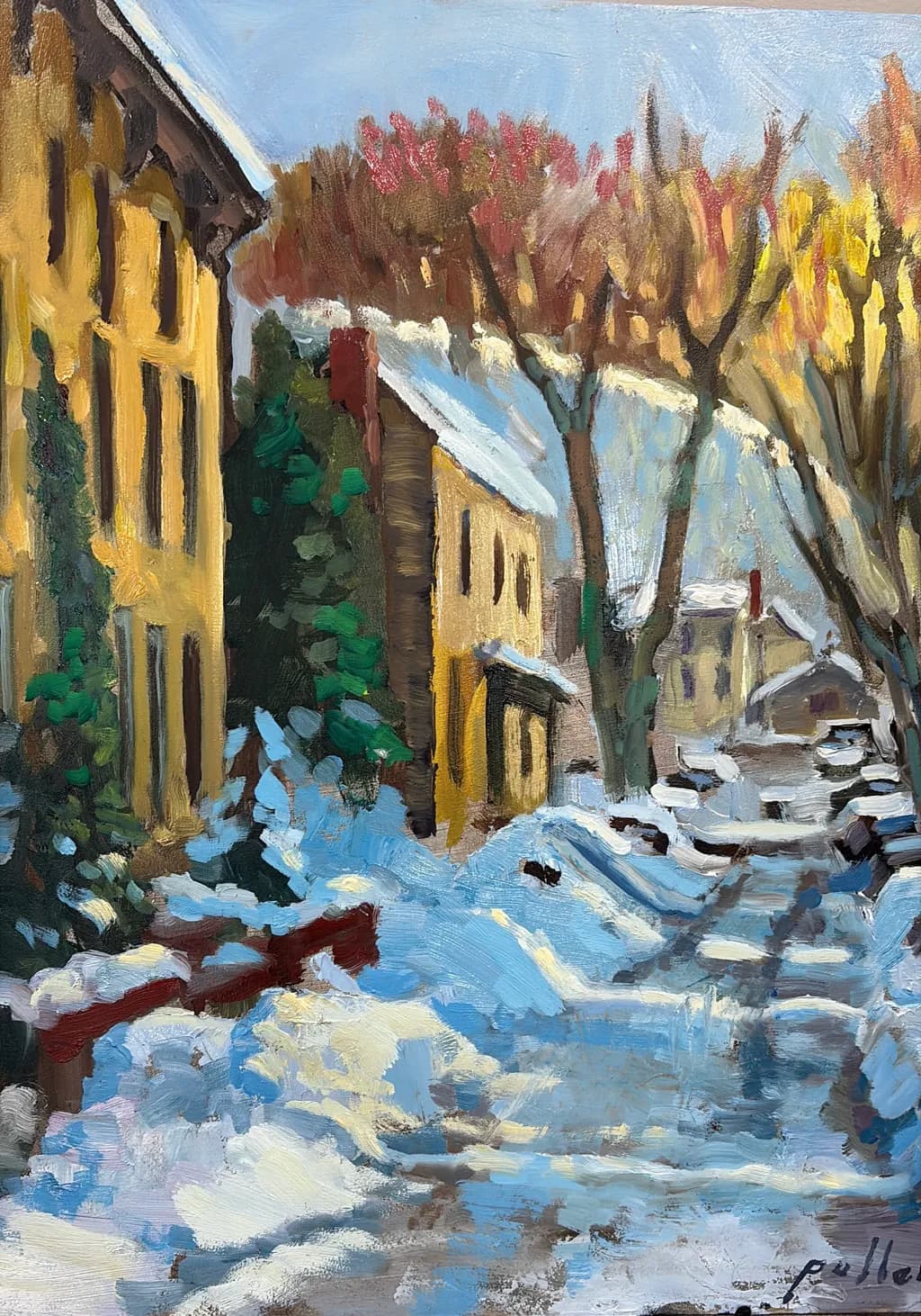 Snowbound Street Scene