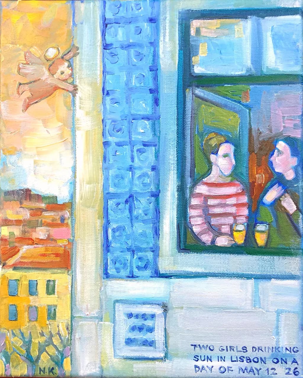 Two Girls in Lisbon