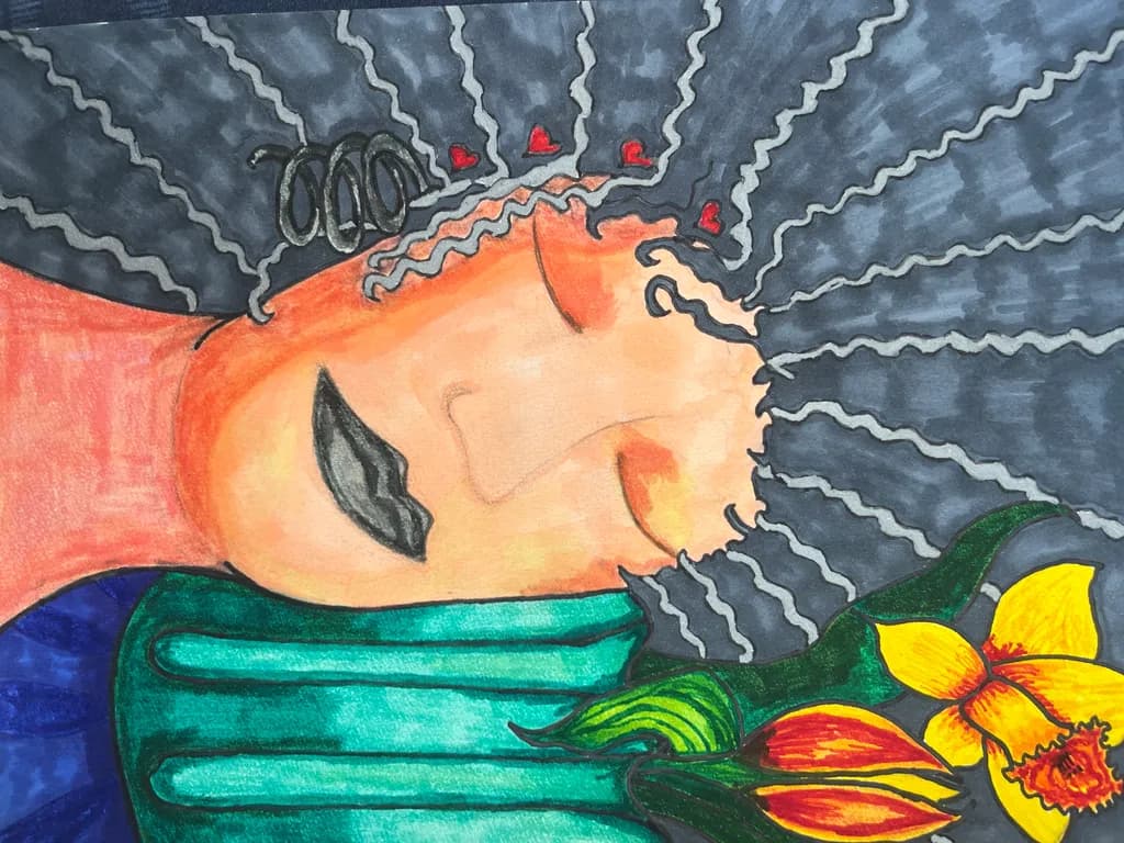 Resting with Daffodils