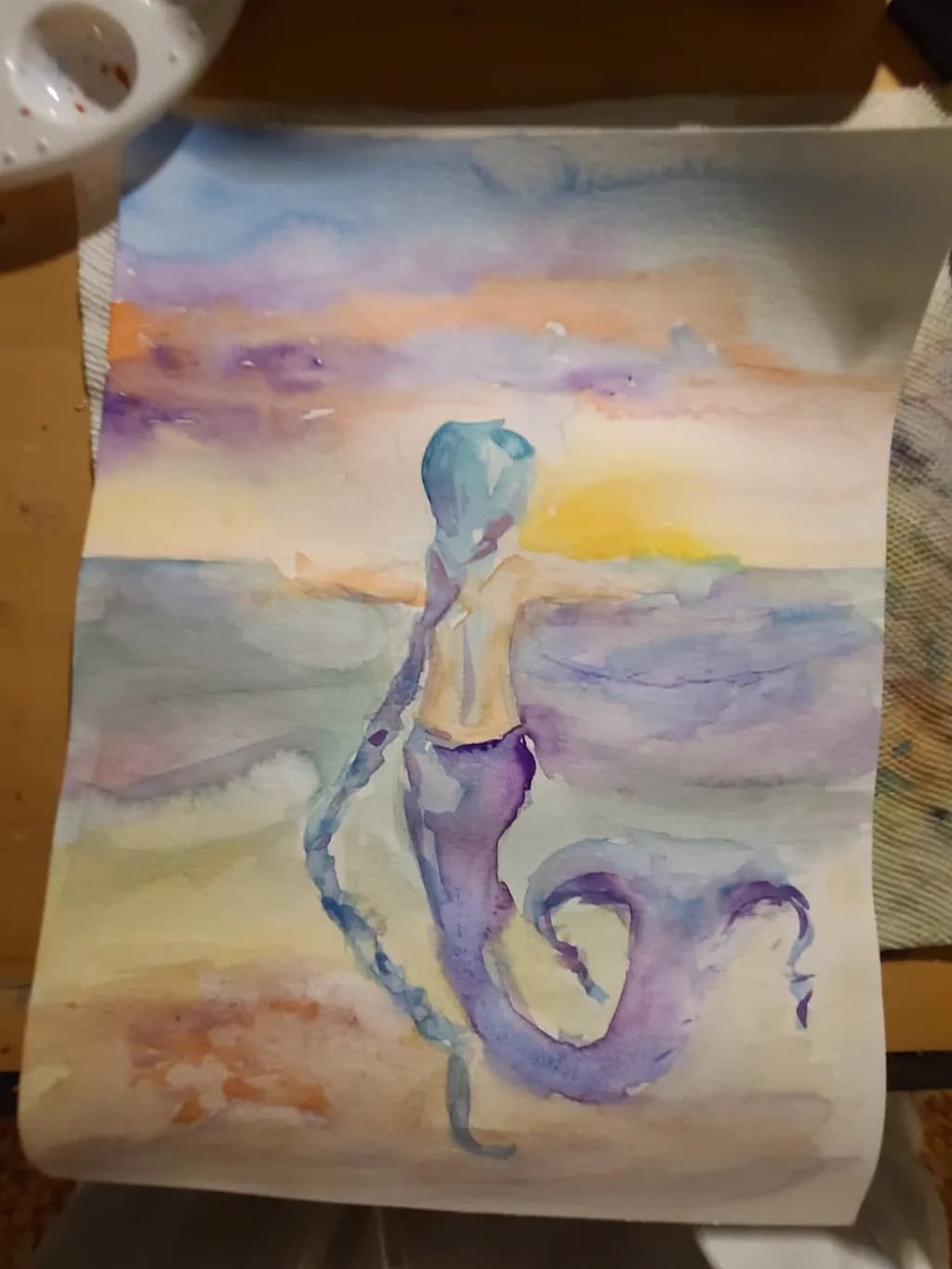 Sunset Mermaid