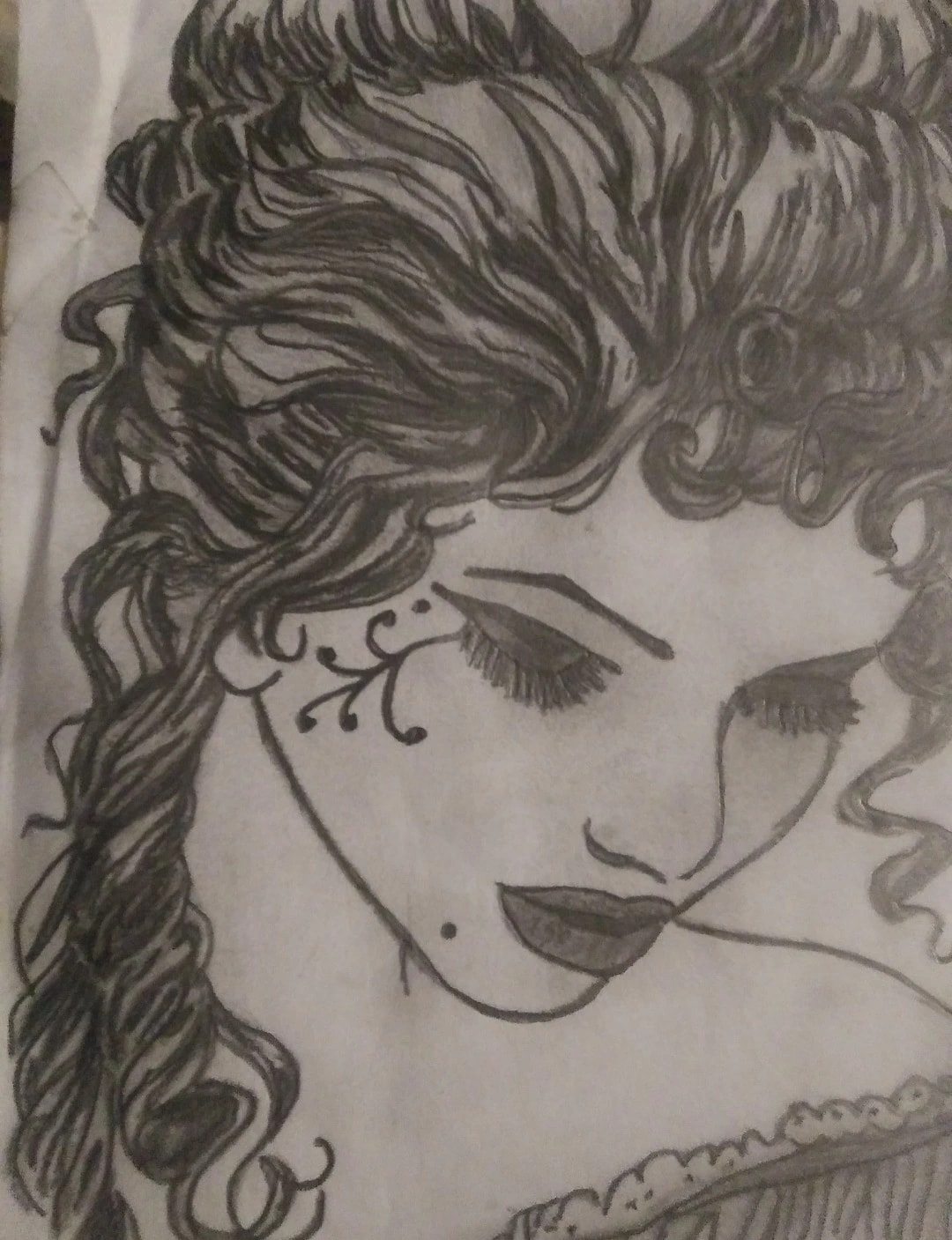 Curled Portrait