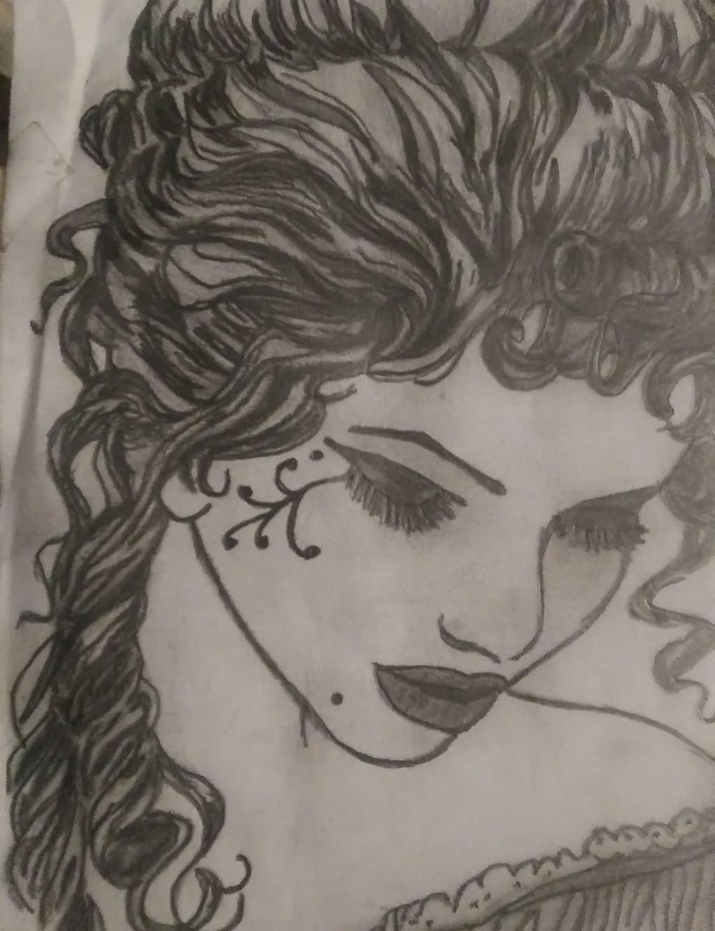 Curled Portrait