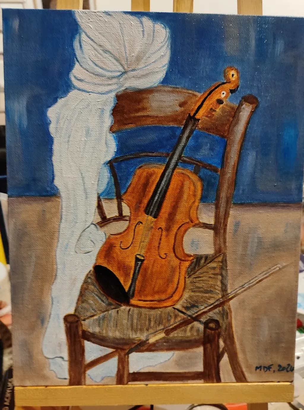 Violin on Chair