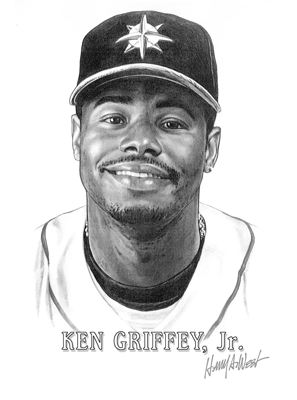 Ken Griffey Portrait