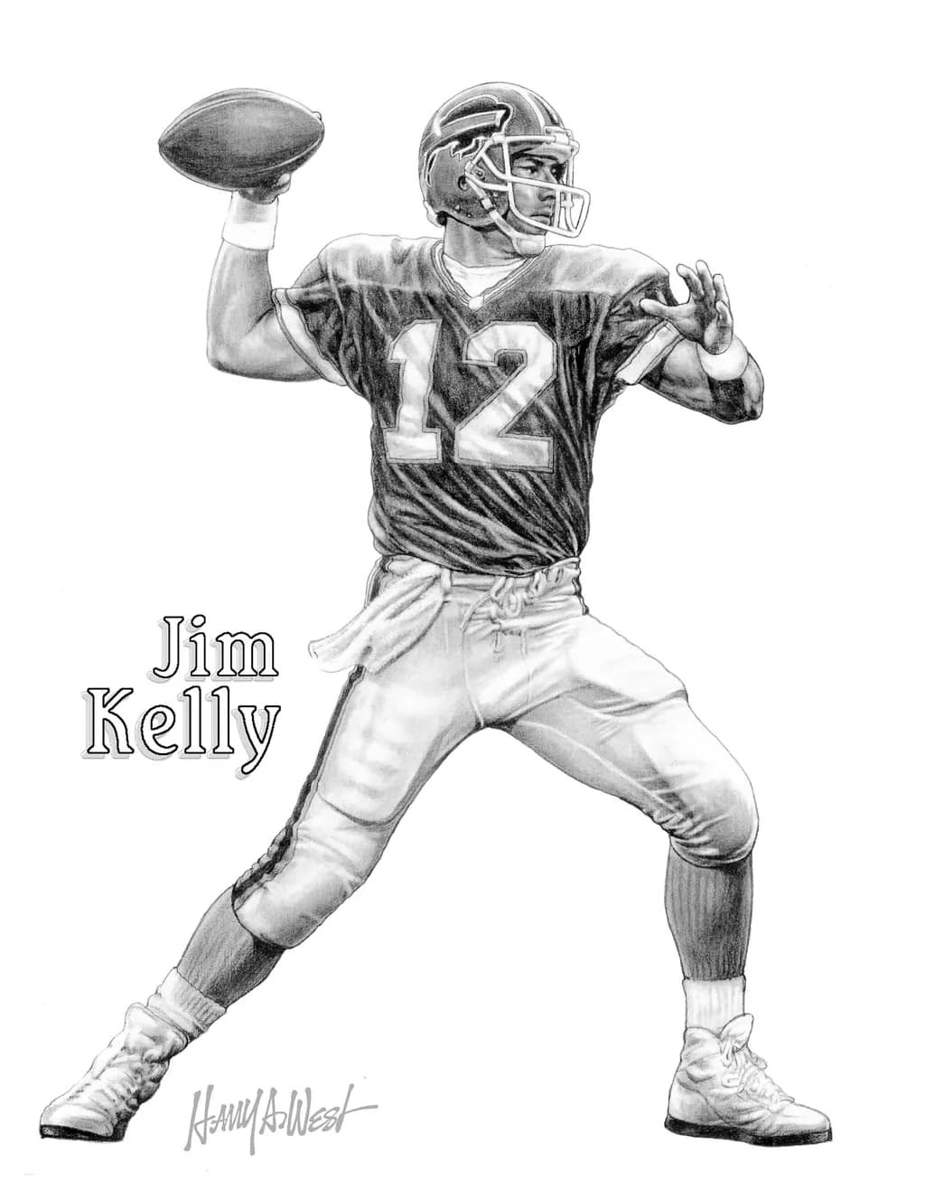 Jim Kelly Throw