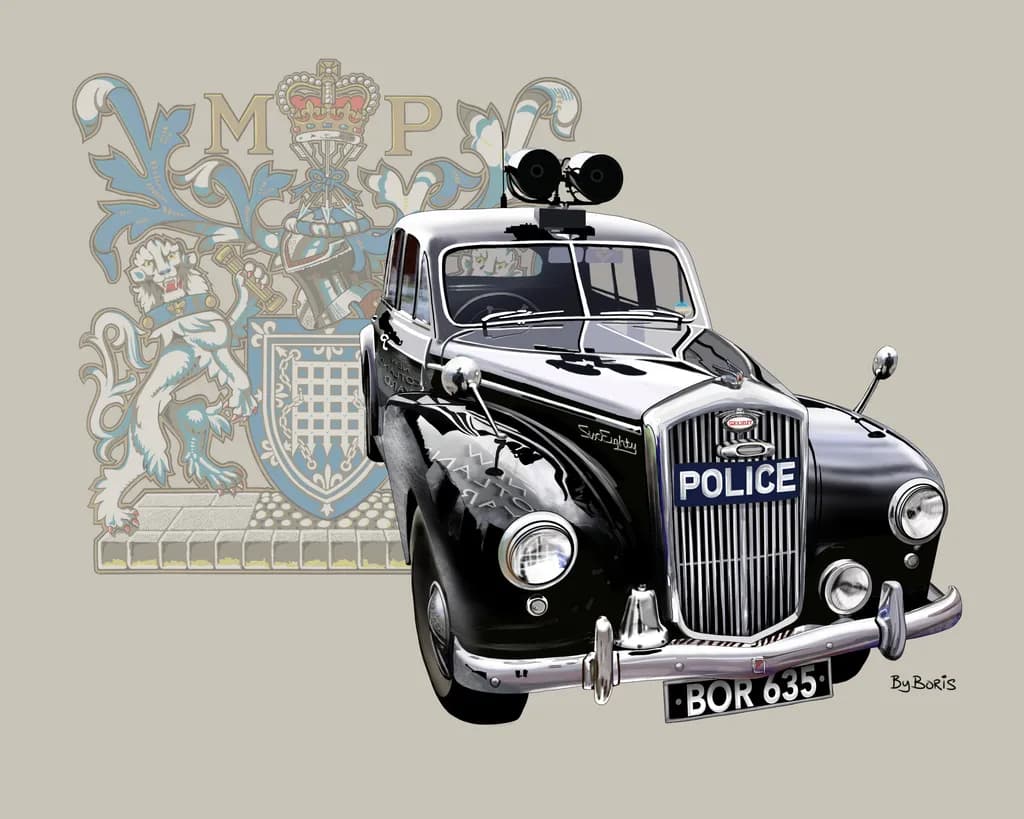 Vintage Police Cruiser