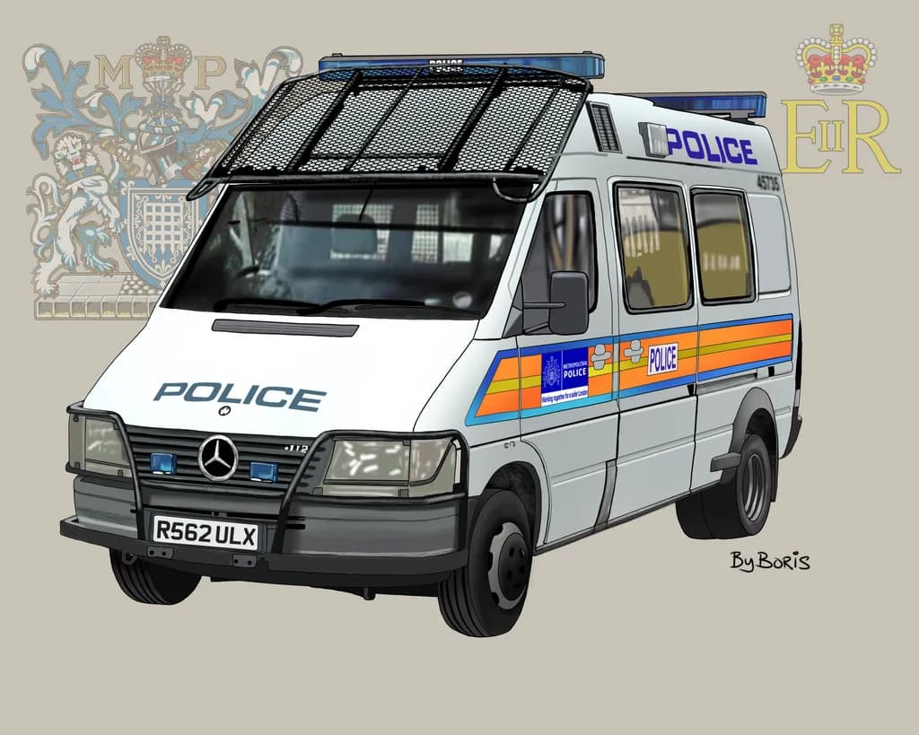 Metropolitan Police Van