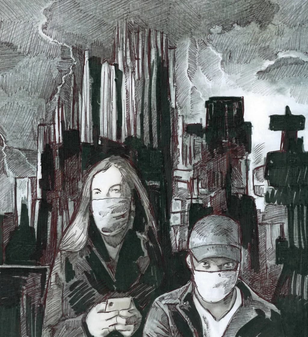 Masked Amidst Ruins