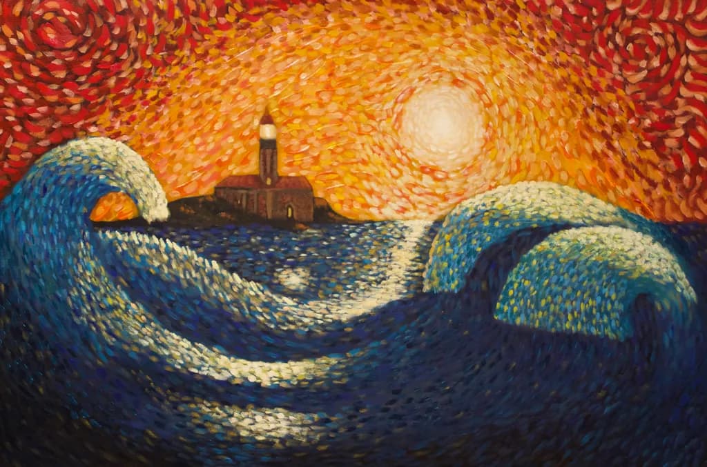 Lighthouse Waves