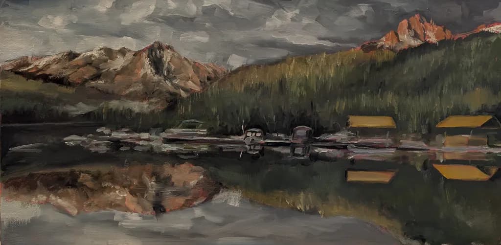 Mountain Harbor Reflection