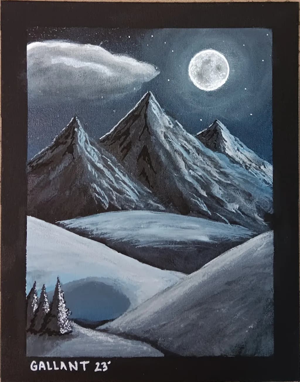 Moonlit Peaks