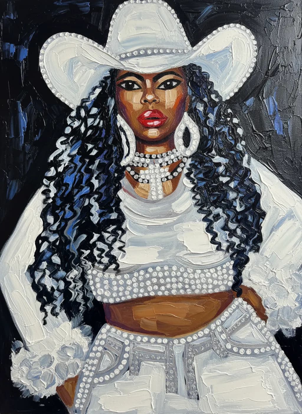Pearl Cowboy Elegance