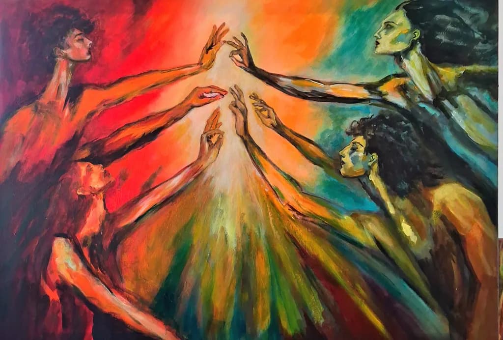 Reaching Hands