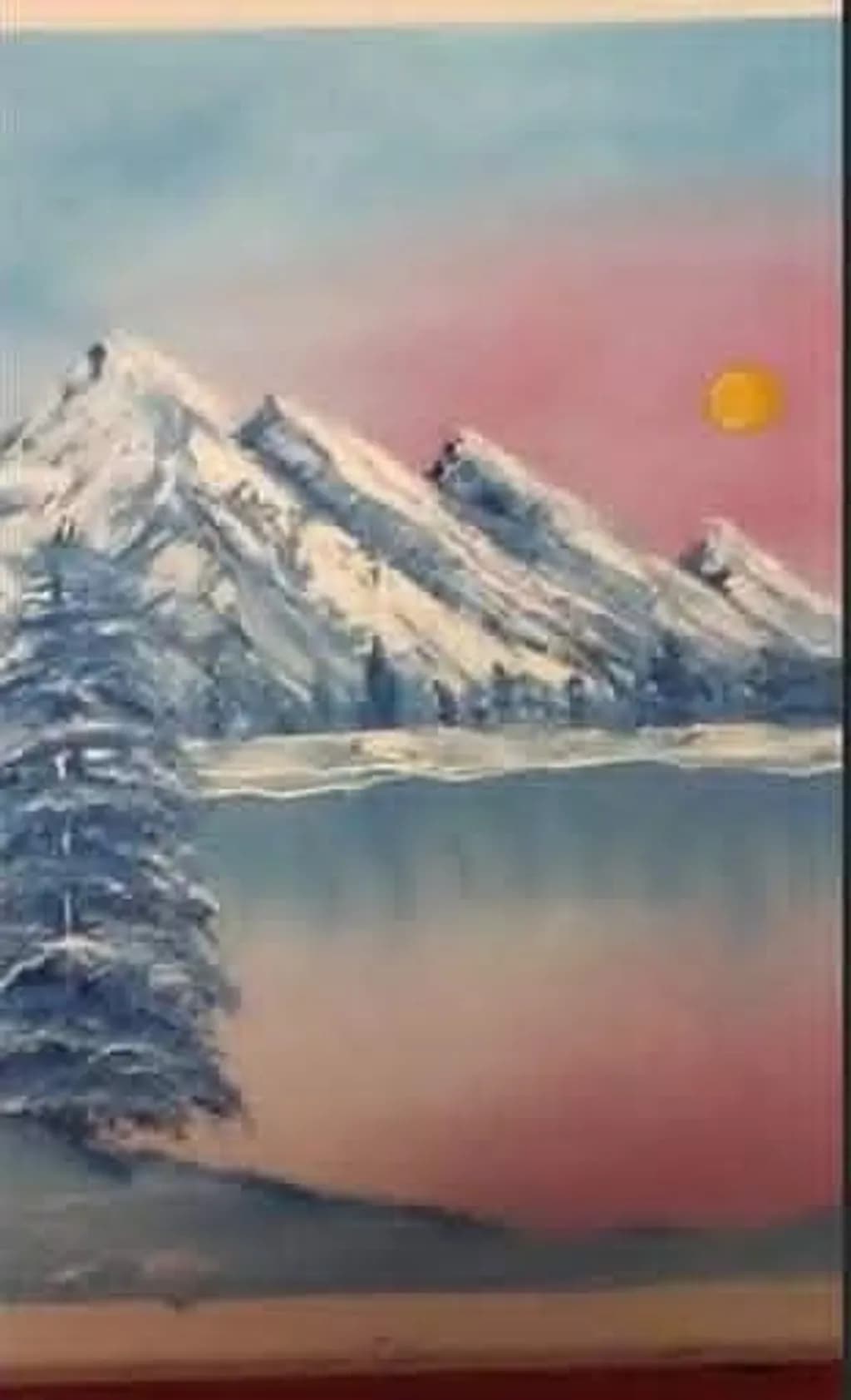 Crimson Horizon Mountains