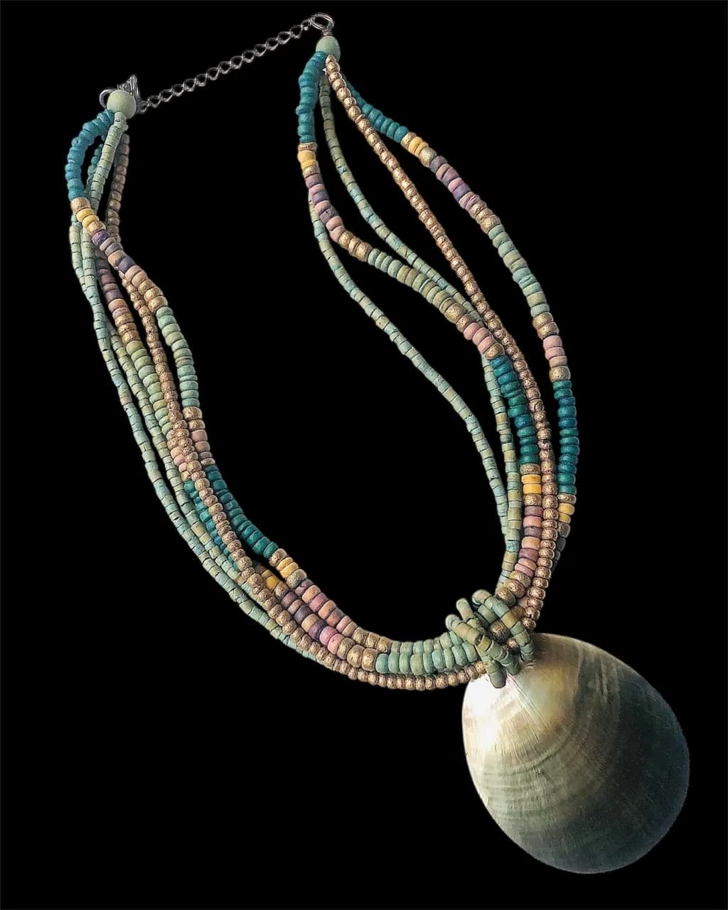 Seashell Mosaic Necklace