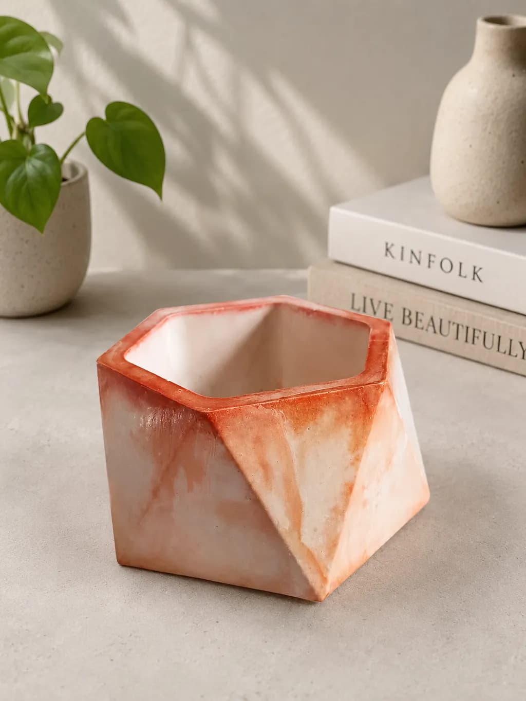 Terra Hexagonal Vessel