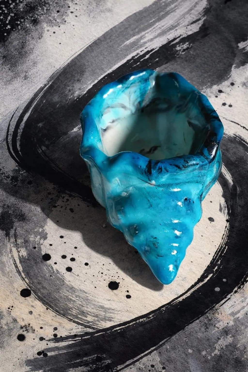 Cerulean Shell Vessel