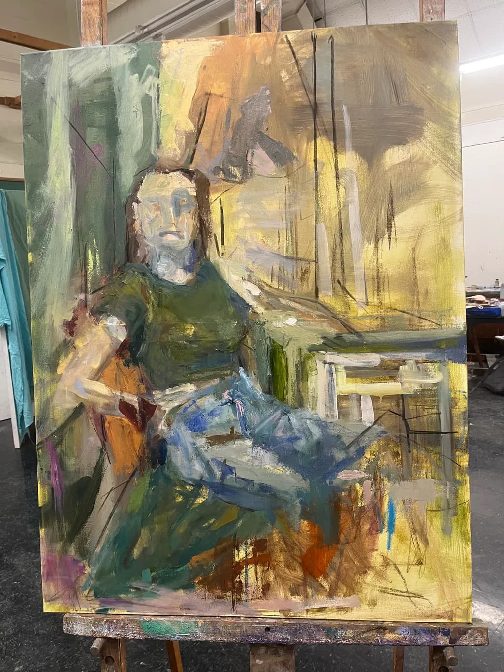 Contemplative Figure